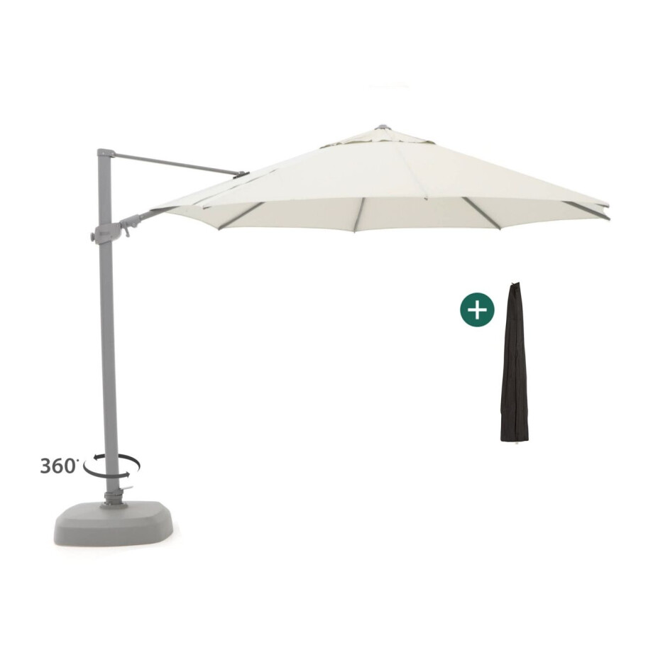 Shadowline Austin zweefparasol ø 350cm - Laagste prijsgarantie! Shadowline Austin zweefparasol ø 350cm - Laagste prijsgarantie! afbeelding 1