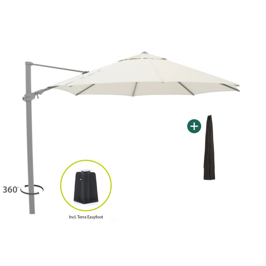 Shadowline Austin zweefparasol ø 350cm - Laagste prijsgarantie! afbeelding 1