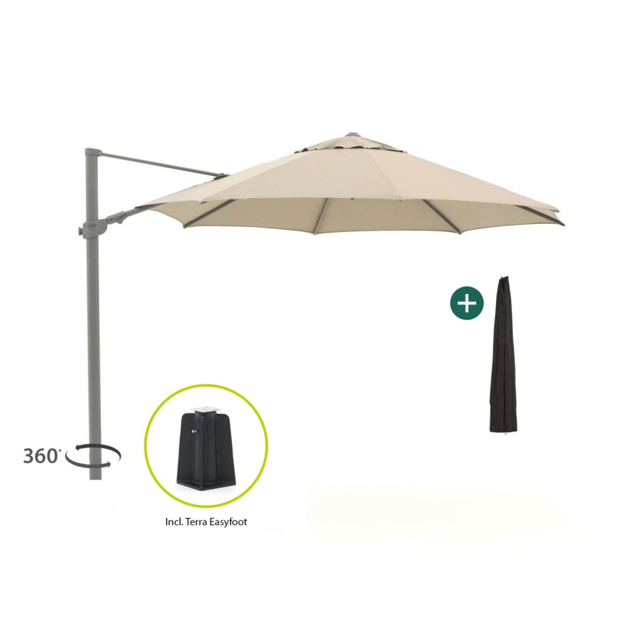 Shadowline Austin zweefparasol ø 350cm - Laagste prijsgarantie! afbeelding 1