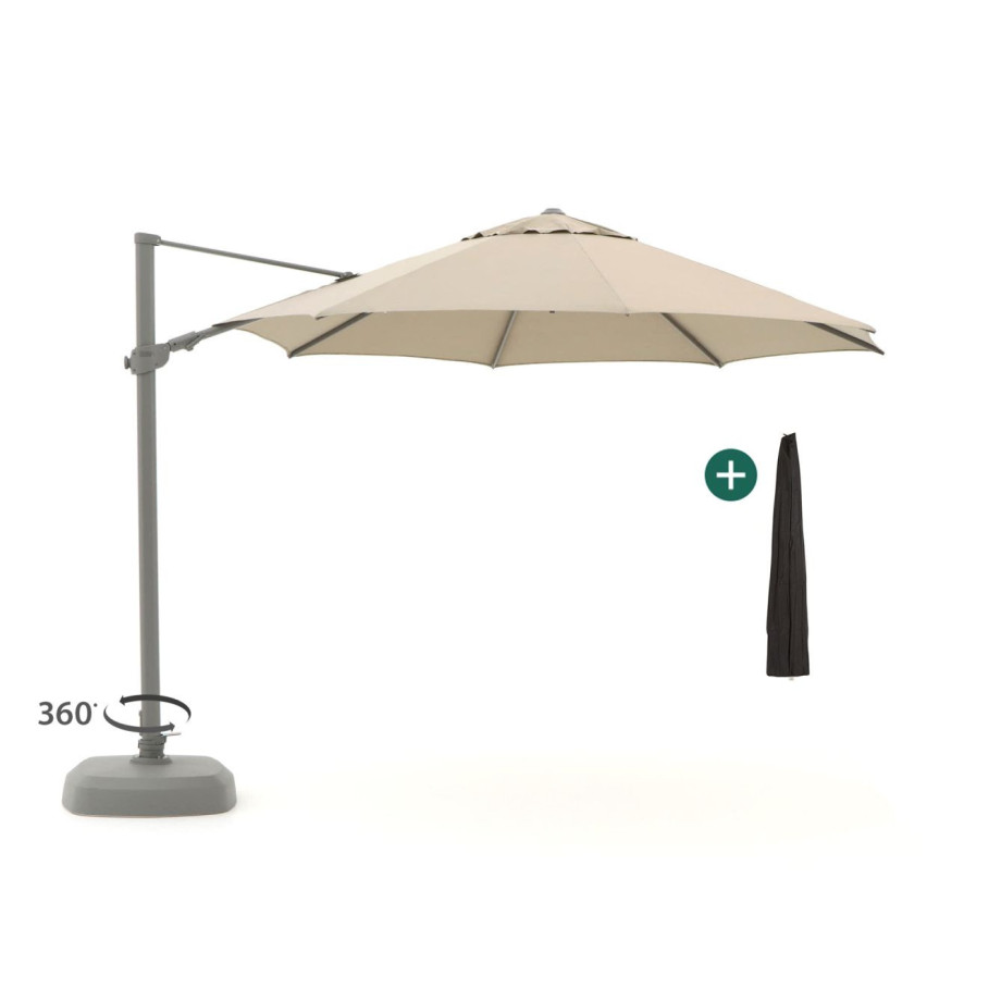 Shadowline Austin zweefparasol ø 350cm - Laagste prijsgarantie! afbeelding 1