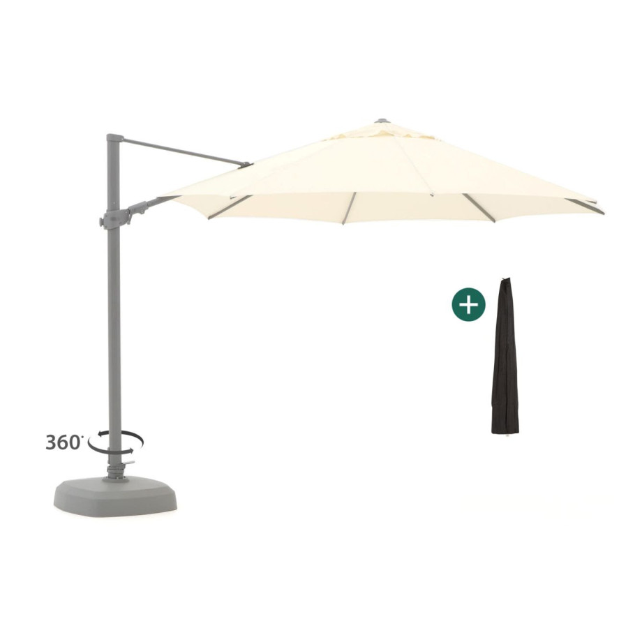 Shadowline Austin zweefparasol ø 350cm - Laagste prijsgarantie! afbeelding 1