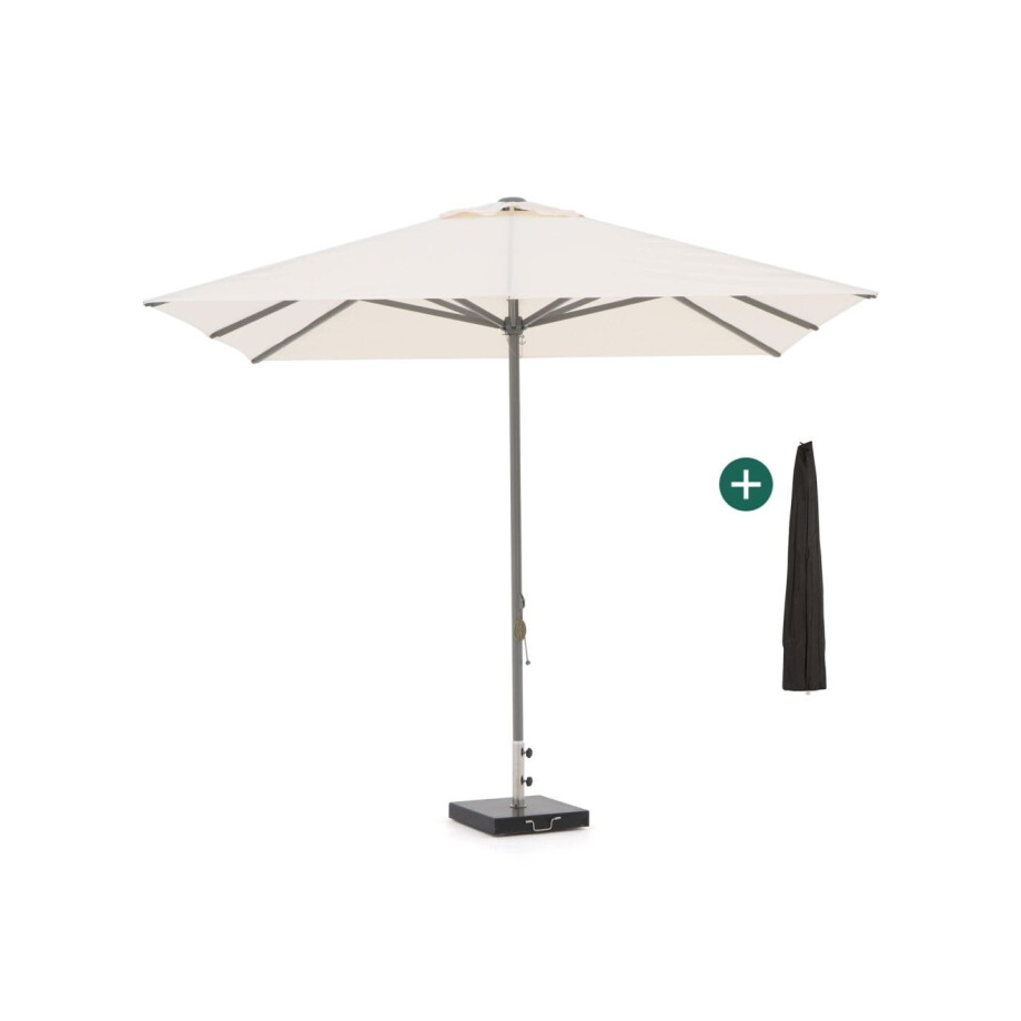 Shadowline Cuba parasol 300x300cm - Laagste prijsgarantie! Shadowline Cuba parasol 300x300cm - Laagste prijsgarantie! afbeelding 1
