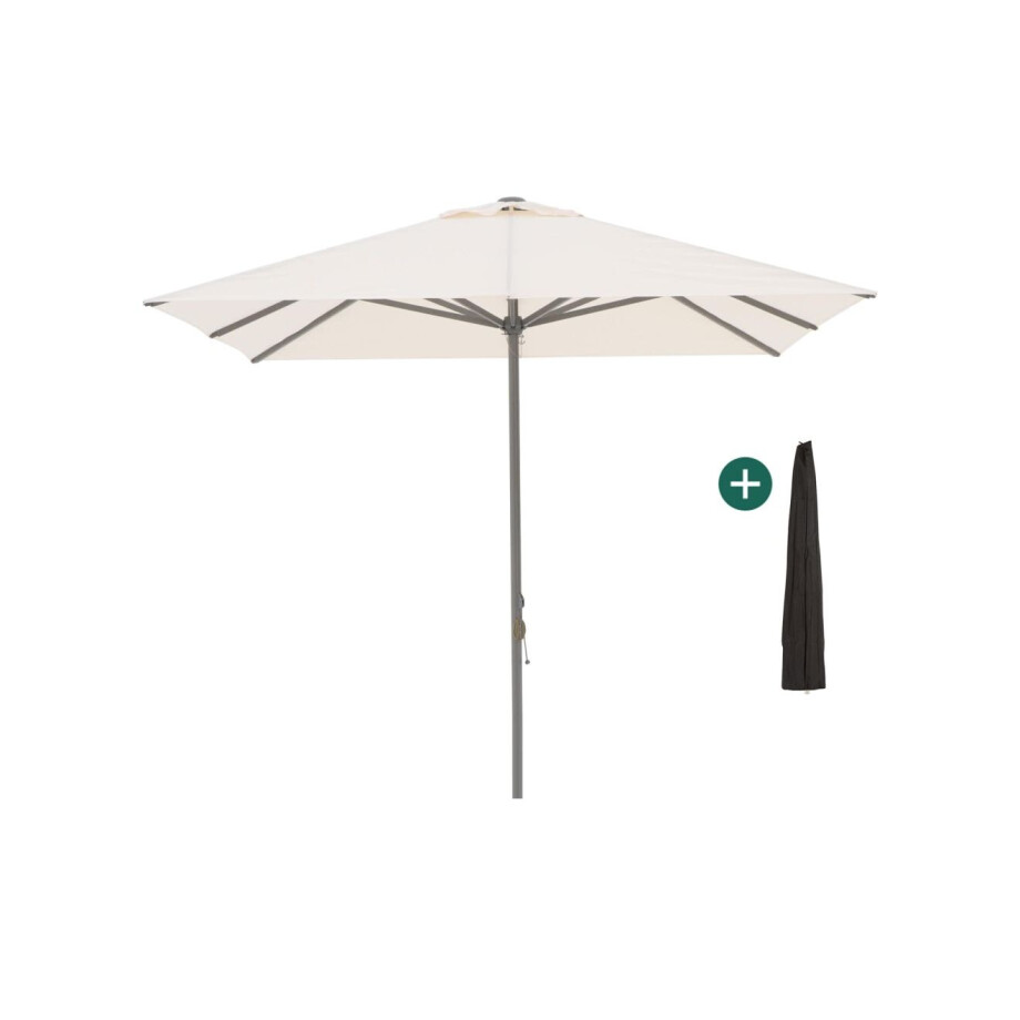Shadowline Cuba parasol 300x300cm - Laagste prijsgarantie! Shadowline Cuba parasol 300x300cm - Laagste prijsgarantie! afbeelding 1