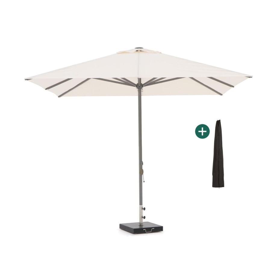 Shadowline Cuba parasol 350x350cm - Laagste prijsgarantie! Shadowline Cuba parasol 350x350cm - Laagste prijsgarantie! afbeelding 1