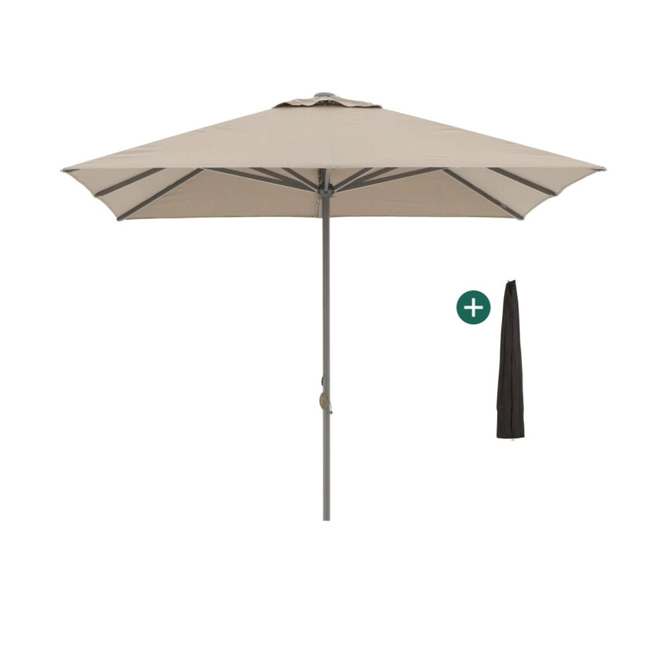 Shadowline Cuba parasol 400x300cm - Laagste prijsgarantie! Shadowline Cuba parasol 400x300cm - Laagste prijsgarantie! afbeelding 1