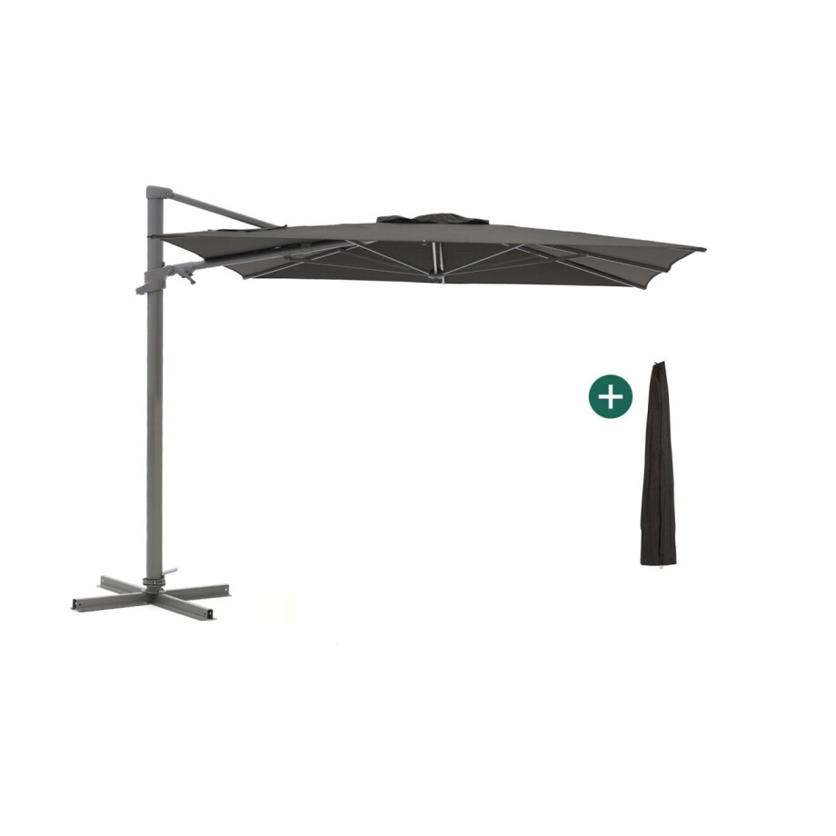 Shadowline Francisco zweefparasol 260x260cm - Laagste prijsgarantie! afbeelding 1