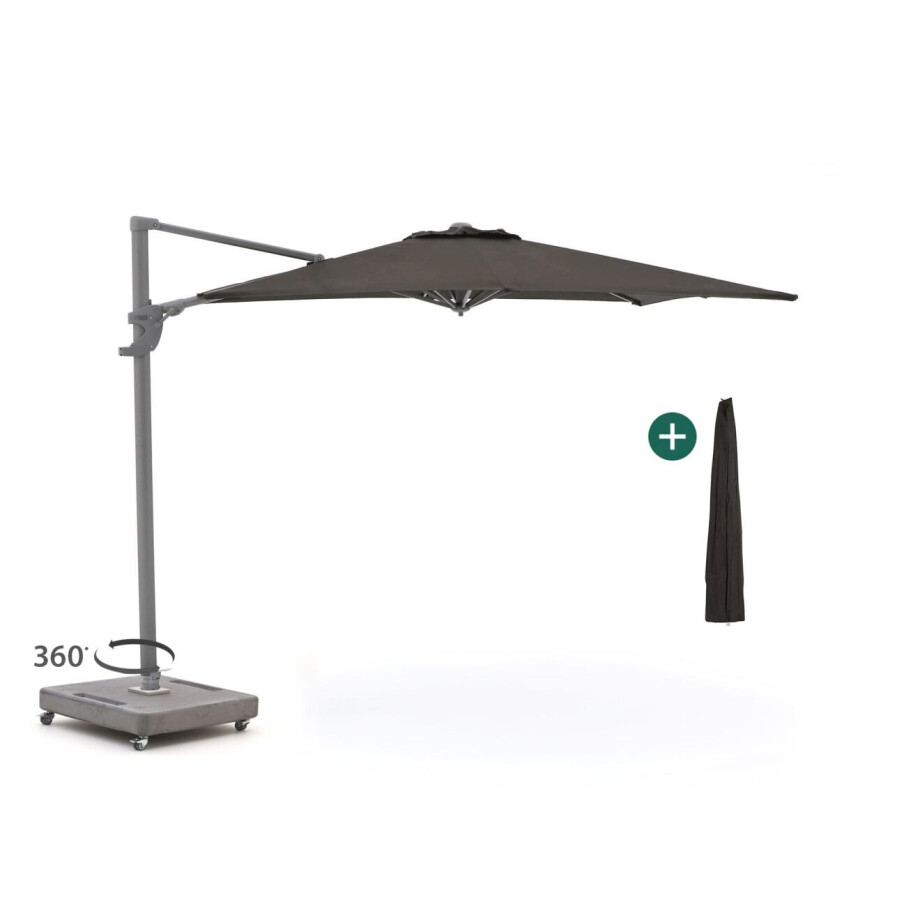 Shadowline Francisco zweefparasol 260x260cm - Laagste prijsgarantie! Shadowline Francisco zweefparasol 260x260cm - Laagste prijsgarantie! afbeelding 1