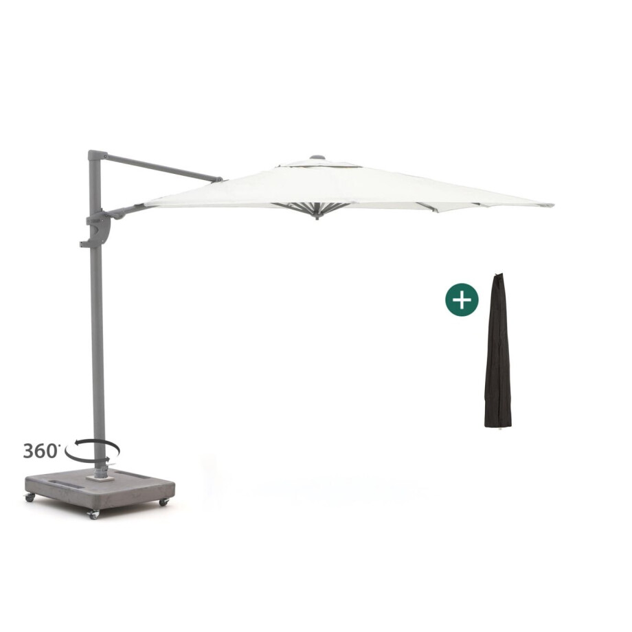 Shadowline Francisco zweefparasol 260x260cm - Laagste prijsgarantie! Shadowline Francisco zweefparasol 260x260cm - Laagste prijsgarantie! afbeelding 1