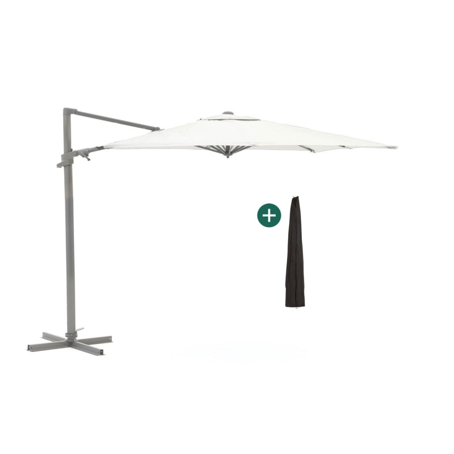Shadowline Francisco zweefparasol 260x260cm - Laagste prijsgarantie! Shadowline Francisco zweefparasol 260x260cm - Laagste prijsgarantie! afbeelding 1