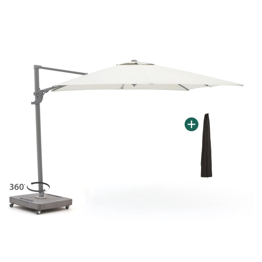 Shadowline Francisco zweefparasol 300x300cm - Laagste prijsgarantie! Shadowline Francisco zweefparasol 300x300cm - Laagste prijsgarantie! afbeelding 1