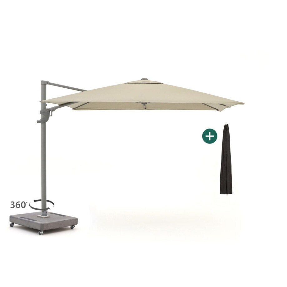 Shadowline Francisco zweefparasol 300x300cm - Laagste prijsgarantie! Shadowline Francisco zweefparasol 300x300cm - Laagste prijsgarantie! afbeelding 1