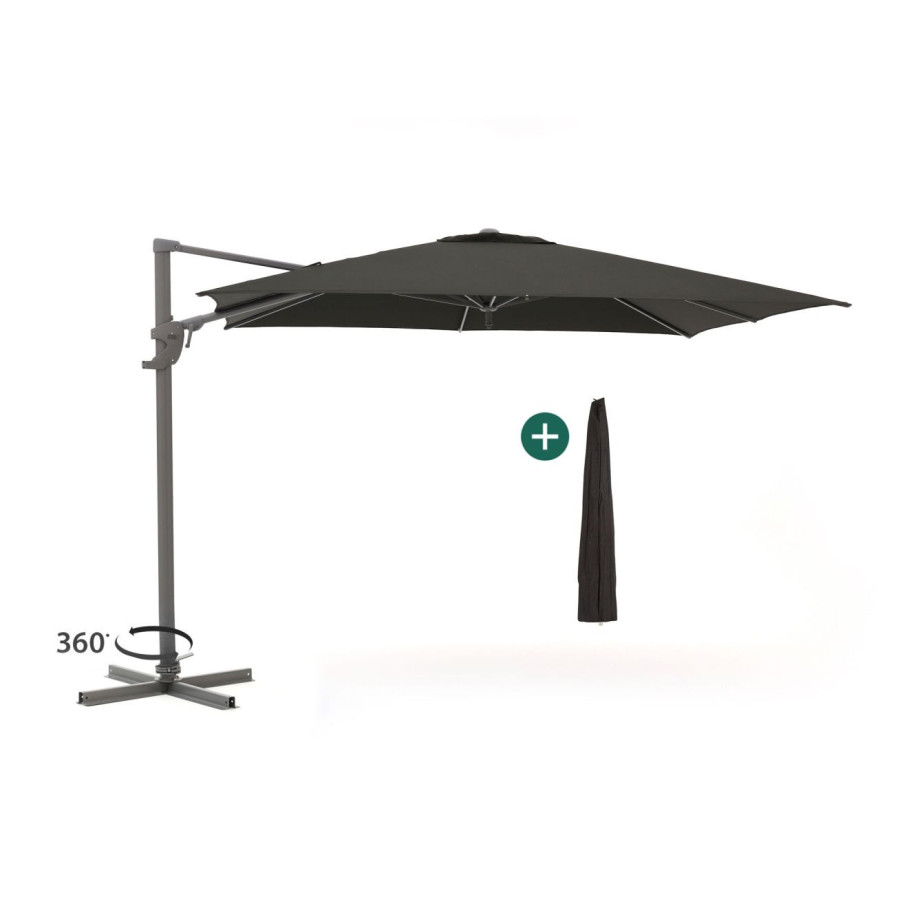 Shadowline Francisco zweefparasol 300x300cm - Laagste prijsgarantie! afbeelding 1