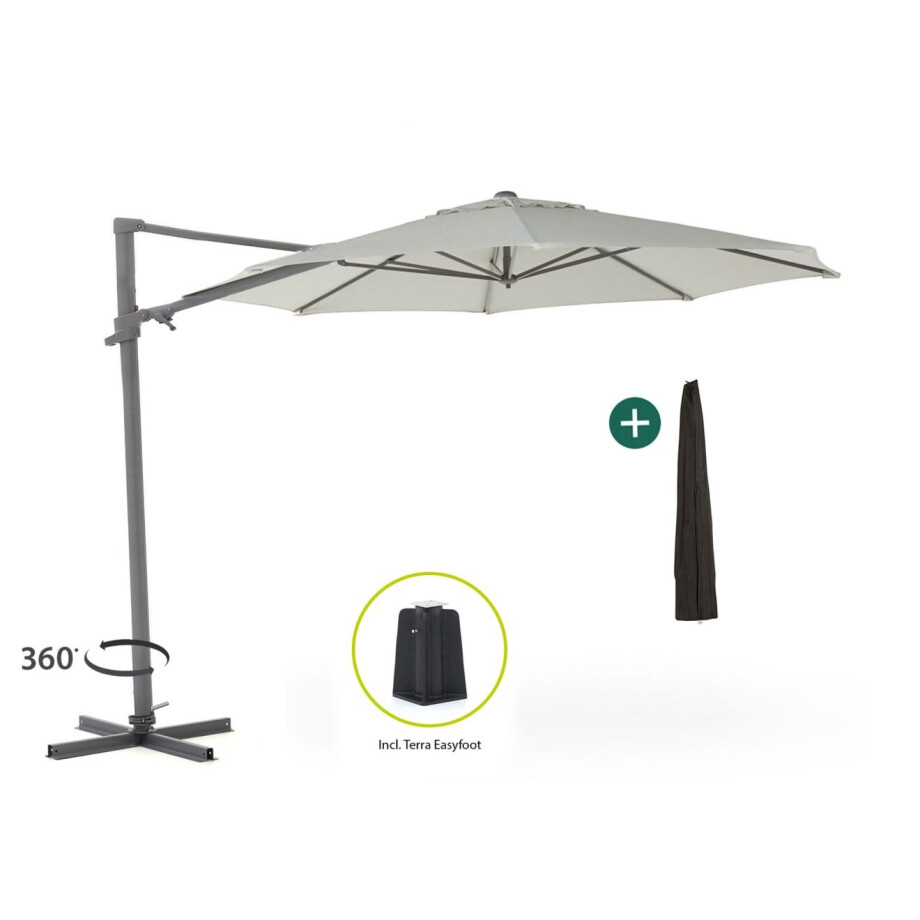 Shadowline Francisco zweefparasol ø330cm - Laagste prijsgarantie! Shadowline Francisco zweefparasol ø330cm - Laagste prijsgarantie! afbeelding 1