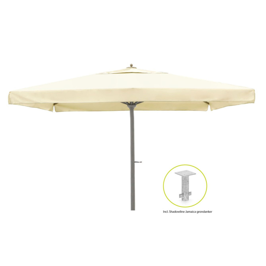Shadowline Jamaica parasol 450x450cm - Laagste prijsgarantie! afbeelding 1