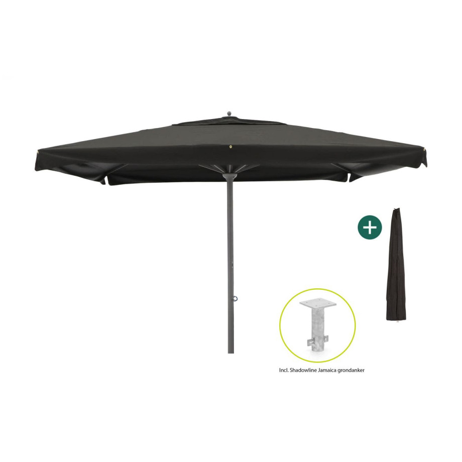 Shadowline Java parasol 400x400cm - Laagste prijsgarantie! afbeelding 1