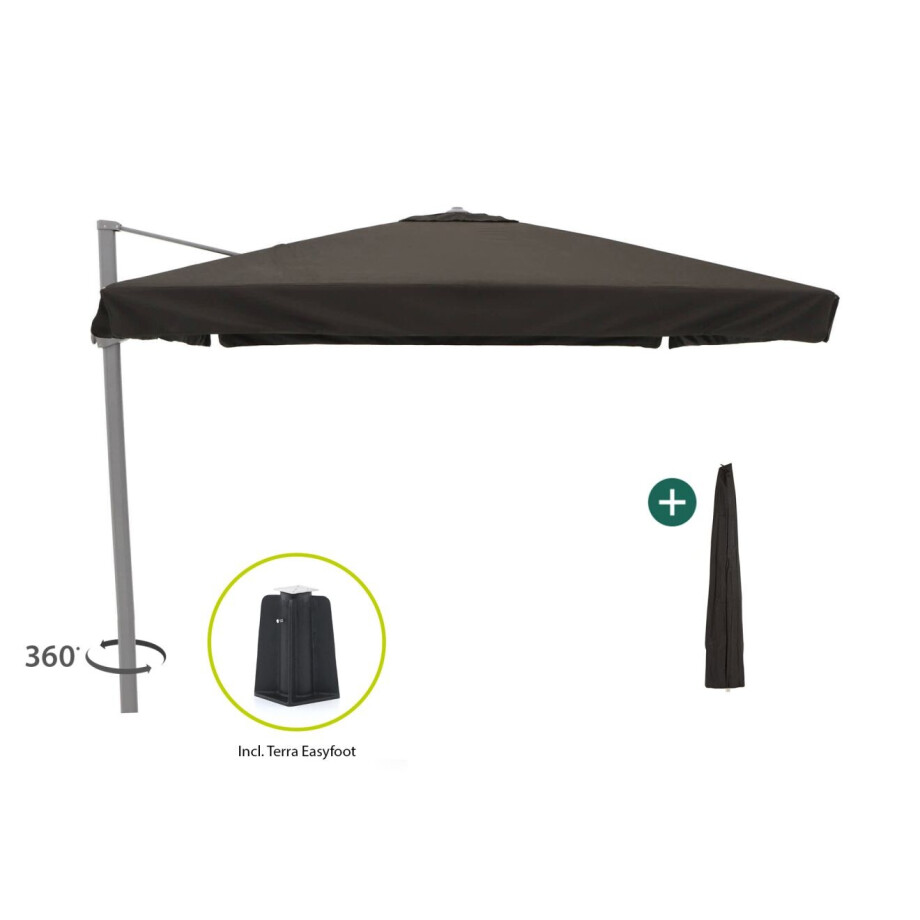 Shadowline Miami zweefparasol 300x300cm - Laagste prijsgarantie! Shadowline Miami zweefparasol 300x300cm - Laagste prijsgarantie! afbeelding 1