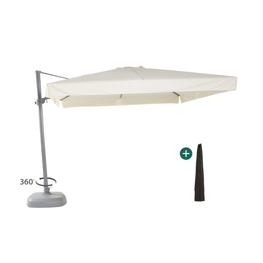 Shadowline Miami zweefparasol 300x300cm - Laagste prijsgarantie! afbeelding 1