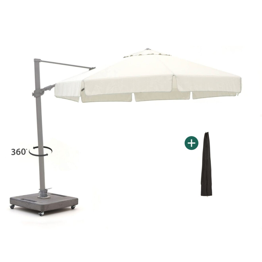 Shadowline Miami zweefparasol ø 350cm - Laagste prijsgarantie! Shadowline Miami zweefparasol ø 350cm - Laagste prijsgarantie! afbeelding 1