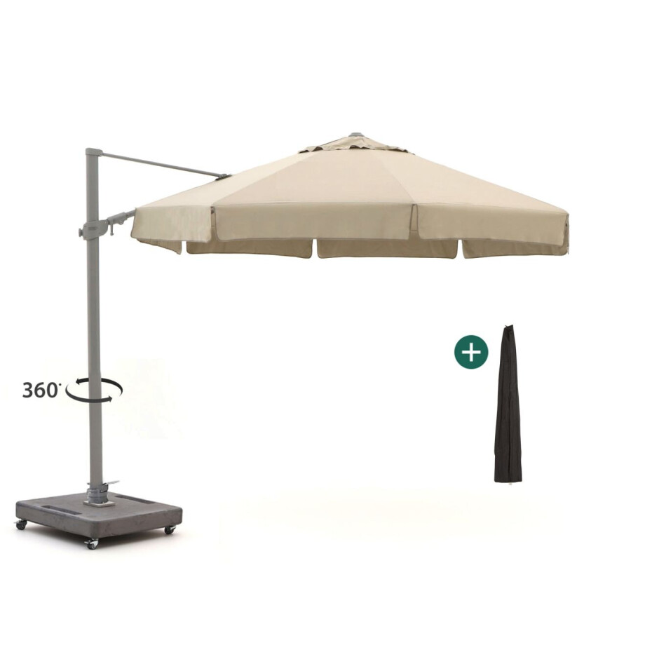 Shadowline Miami zweefparasol ø 350cm - Laagste prijsgarantie! Shadowline Miami zweefparasol ø 350cm - Laagste prijsgarantie! afbeelding 1