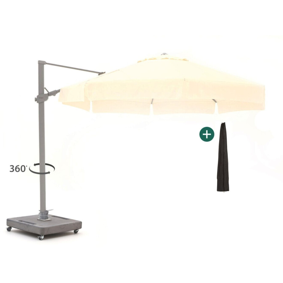 Shadowline Miami zweefparasol ø 350cm - Laagste prijsgarantie! Shadowline Miami zweefparasol ø 350cm - Laagste prijsgarantie! afbeelding 1