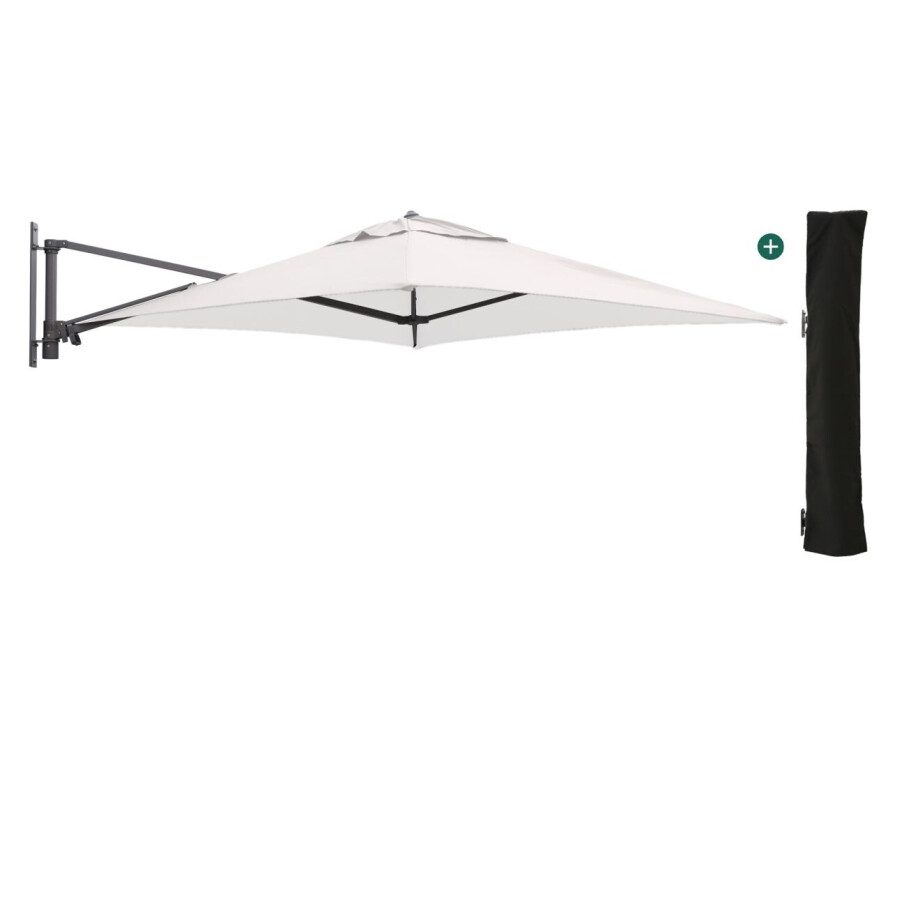 Shadowline muurparasol 200x200cm - Laagste prijsgarantie! Shadowline muurparasol 200x200cm - Laagste prijsgarantie! afbeelding 1
