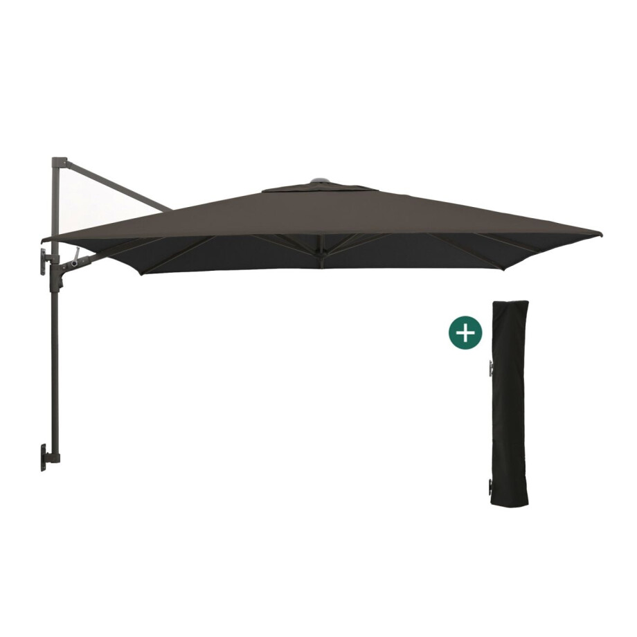 Shadowline muurparasol 250x250cm - Laagste prijsgarantie! Shadowline muurparasol 250x250cm - Laagste prijsgarantie! afbeelding 1