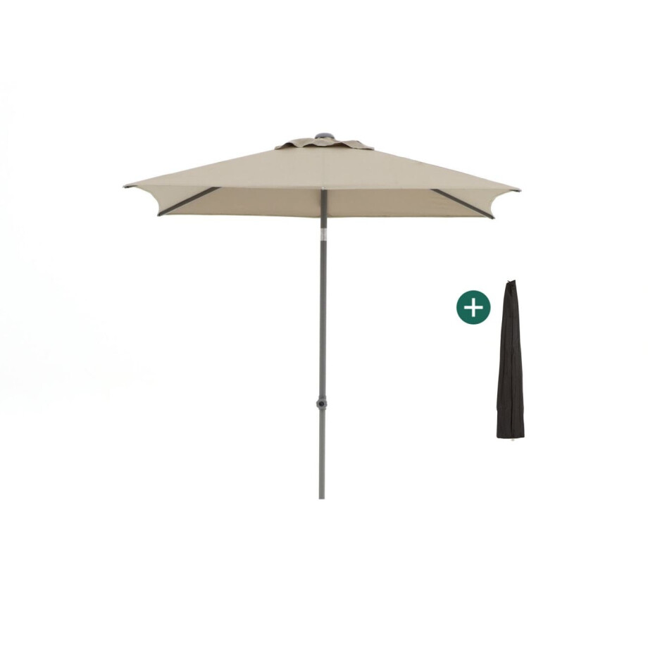 Shadowline Push-up parasol 210x150cm - Laagste prijsgarantie! Shadowline Push-up parasol 210x150cm - Laagste prijsgarantie! afbeelding 1