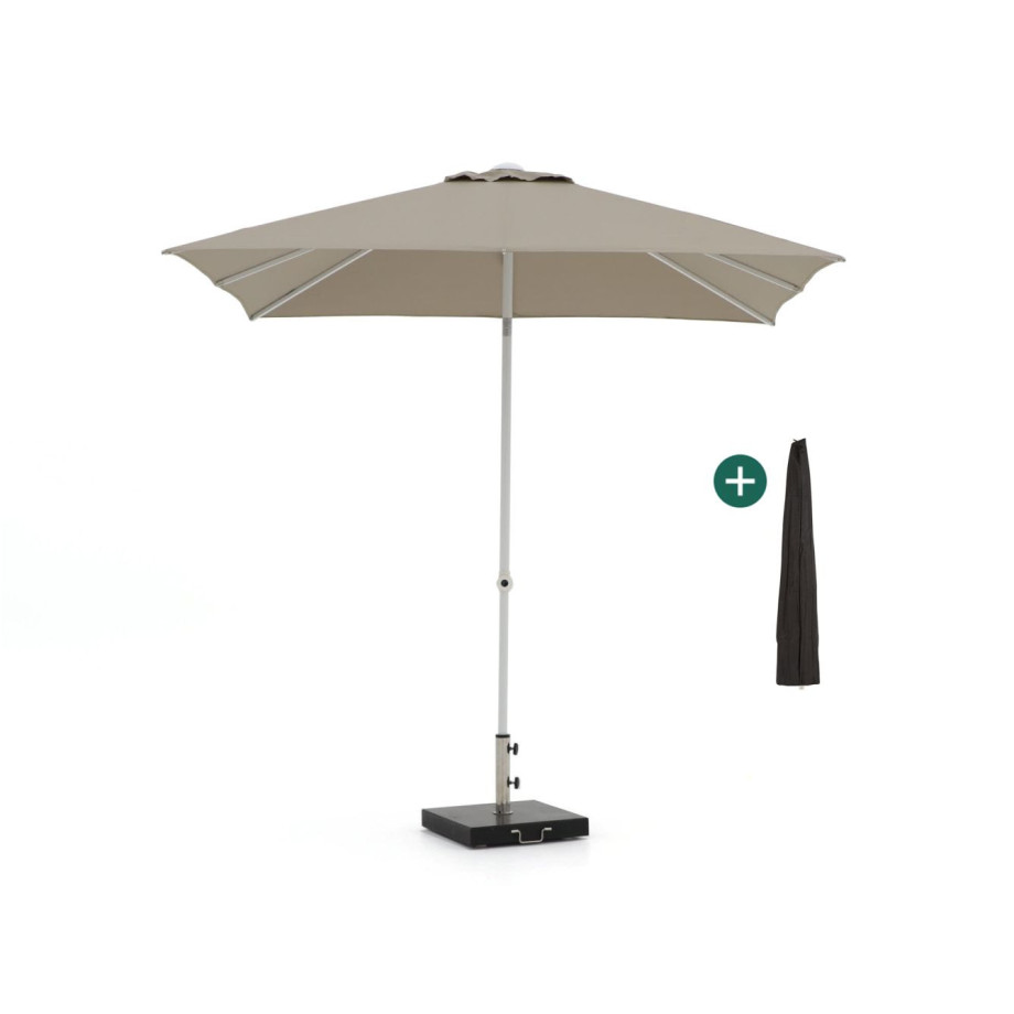 Shadowline Push-up parasol 240x240cm - Laagste prijsgarantie! afbeelding 1