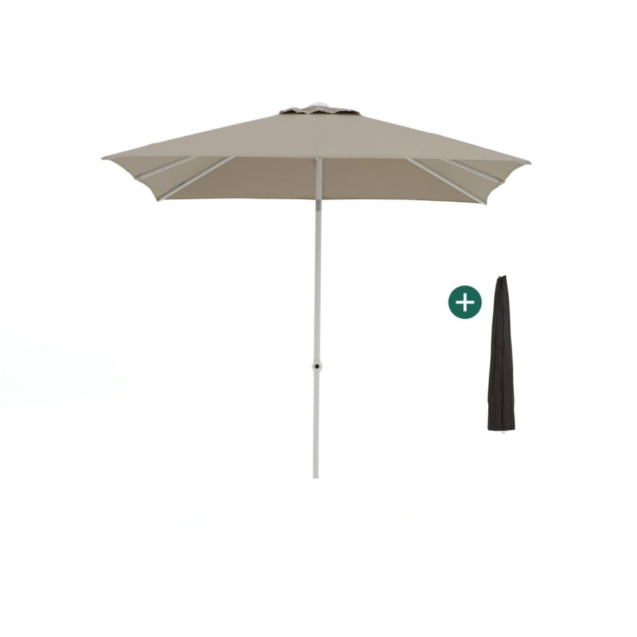 Shadowline Push-up parasol 240x240cm - Laagste prijsgarantie! afbeelding 1