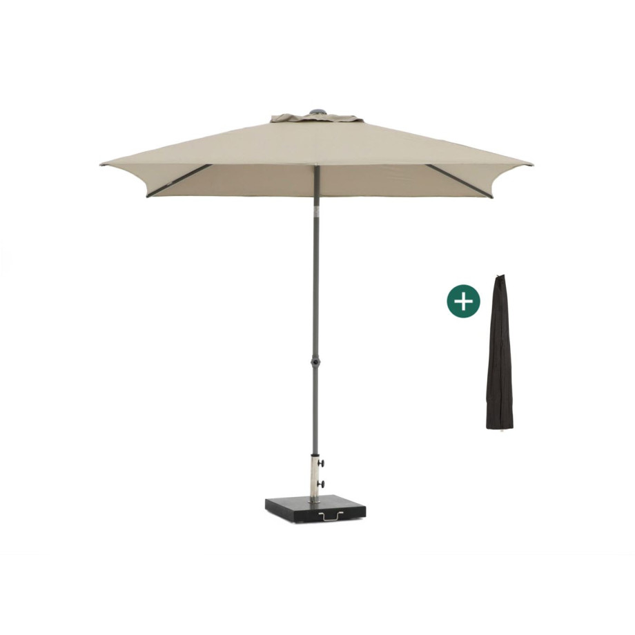 Shadowline Push-up parasol 250x200cm - Laagste prijsgarantie! afbeelding 1