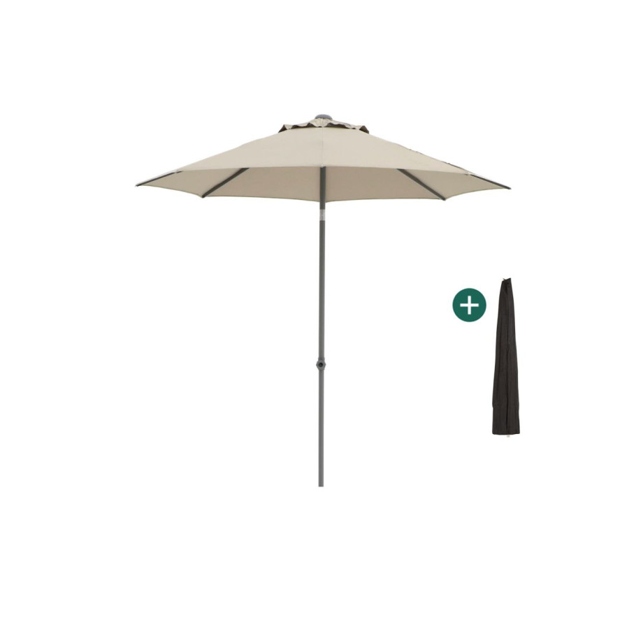 Shadowline Push-up parasol ø 250cm - Laagste prijsgarantie! afbeelding 1