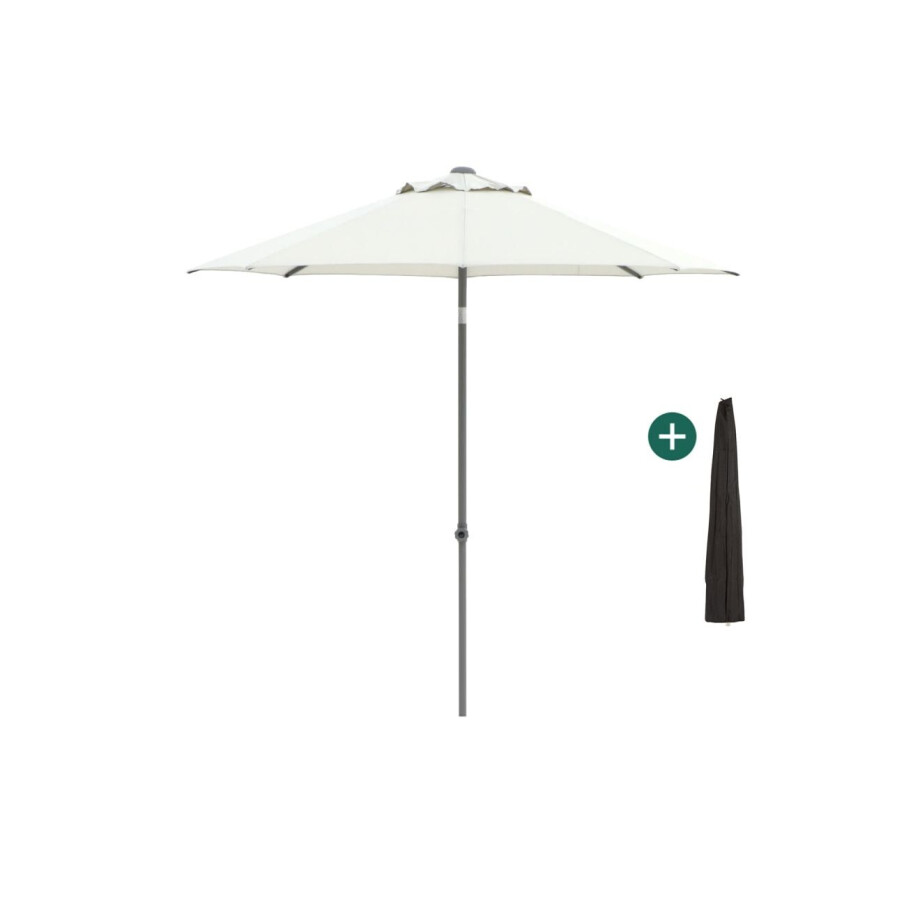 Shadowline Push-up parasol ø 250cm - Laagste prijsgarantie! Shadowline Push-up parasol ø 250cm - Laagste prijsgarantie! afbeelding 1