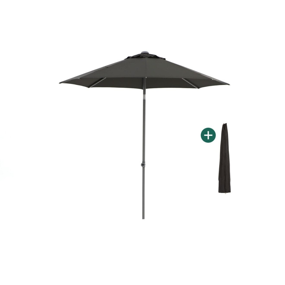 Shadowline Push-up parasol ø 250cm - Laagste prijsgarantie! afbeelding 1