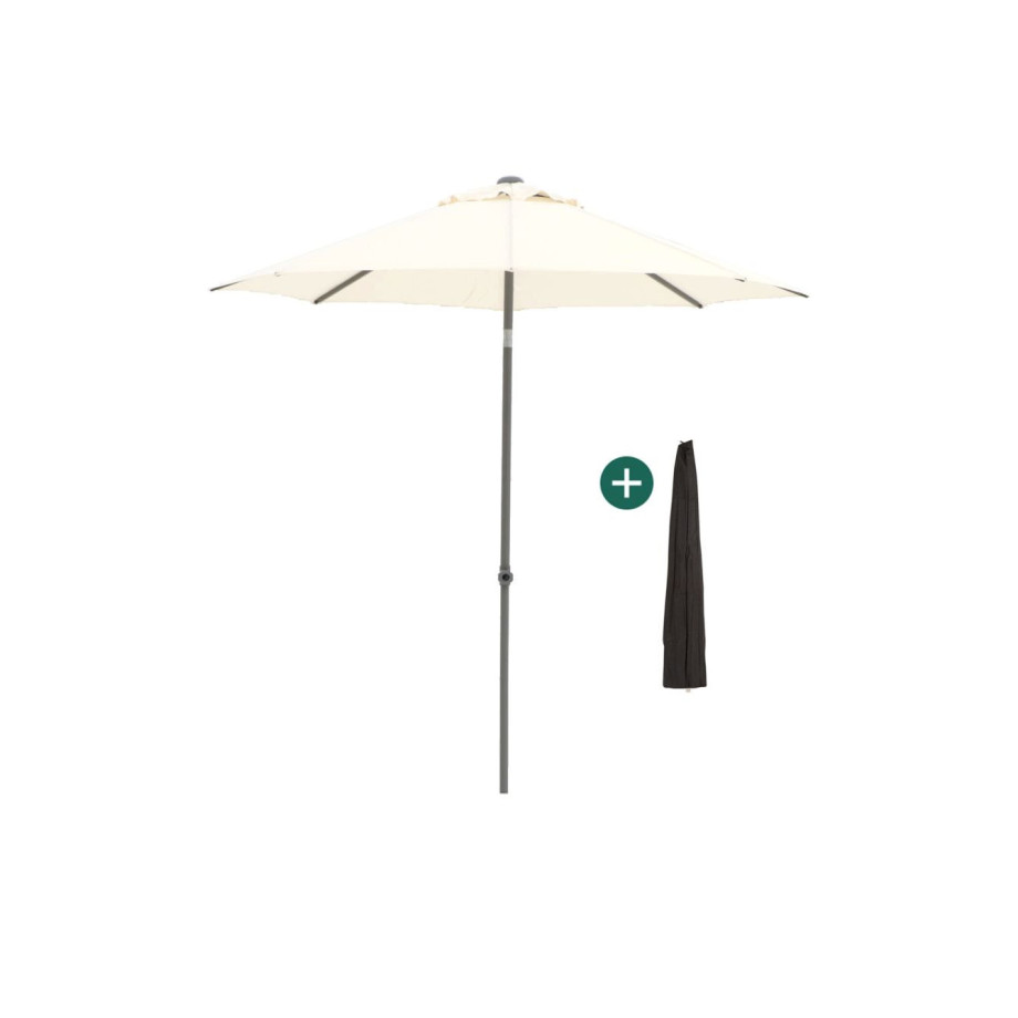 Shadowline Push-up parasol ø 250cm - Laagste prijsgarantie! afbeelding 1