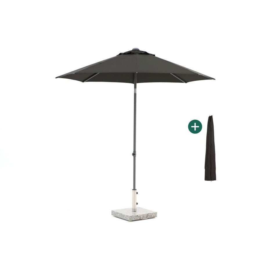 Shadowline Push-up parasol ø 250cm - Laagste prijsgarantie! Shadowline Push-up parasol ø 250cm - Laagste prijsgarantie! afbeelding 1