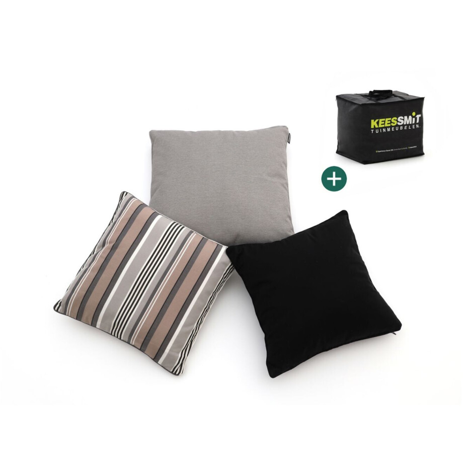 Sierkussen set Timeless Stripe Natural - Laagste prijsgarantie! afbeelding 1