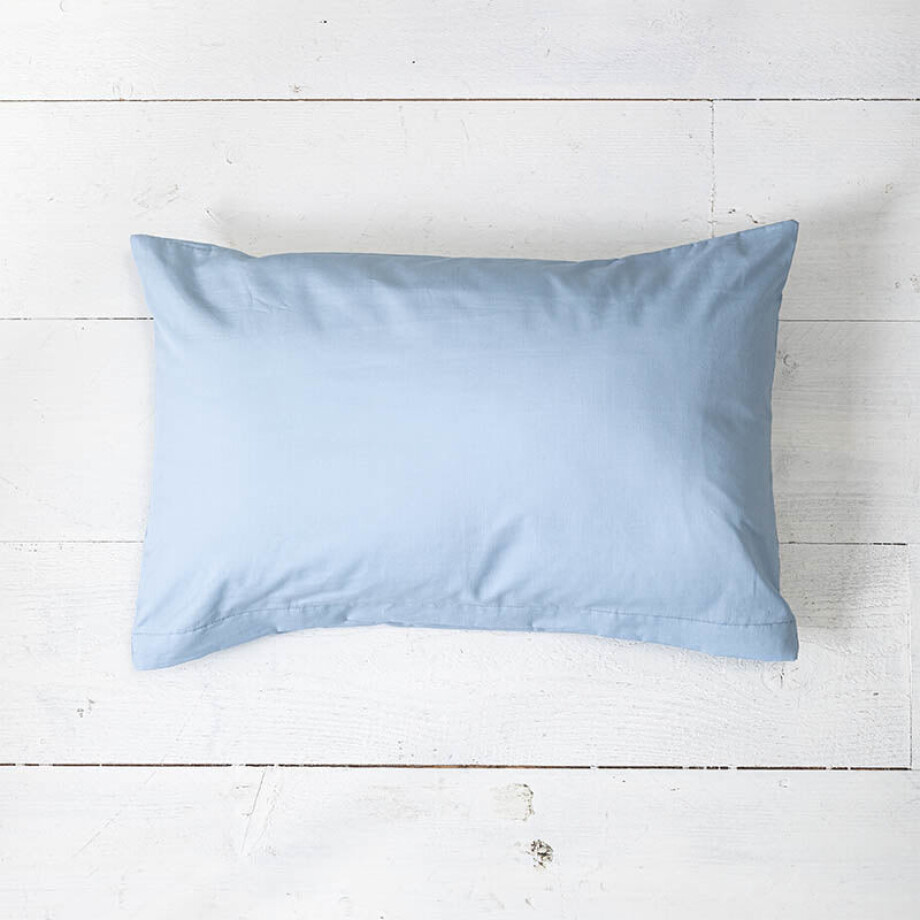 Sierkussenslopen Katoen Lichtblauw 30x50 Effen 30x50 Cm Ademend Presence - Dekbed-Discounter.nl afbeelding 1