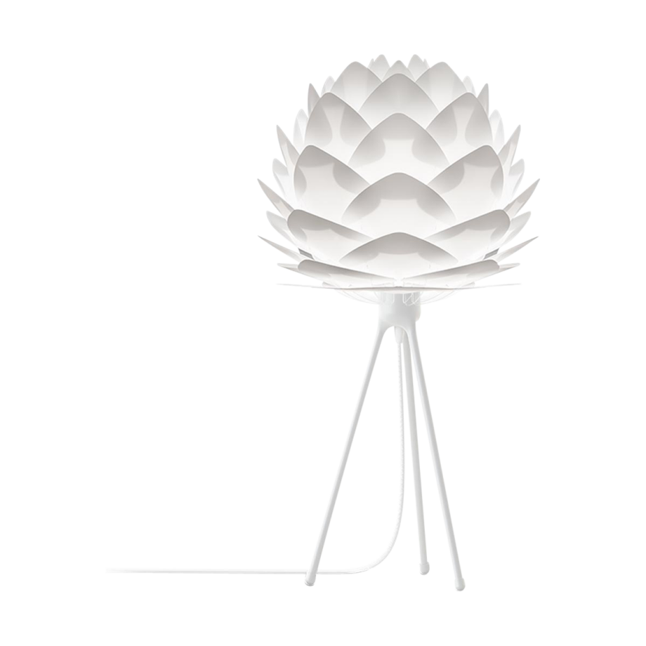 Silvia Mini tafellamp white - met tripod wit - Ø 32 cm Silvia Mini tafellamp white - met tripod wit - Ø 32 cm afbeelding 1