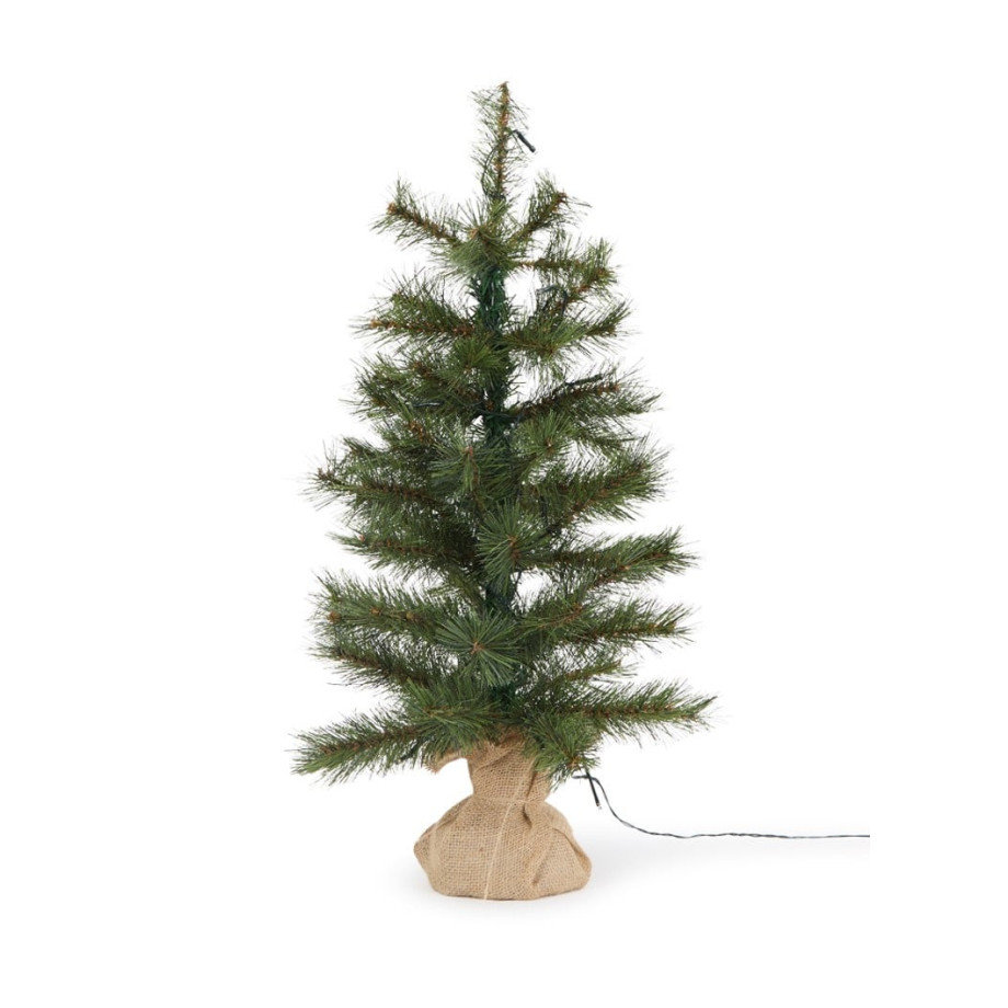 Sirius Alvin kerstboom met LED verlichting 60 cm afbeelding 1