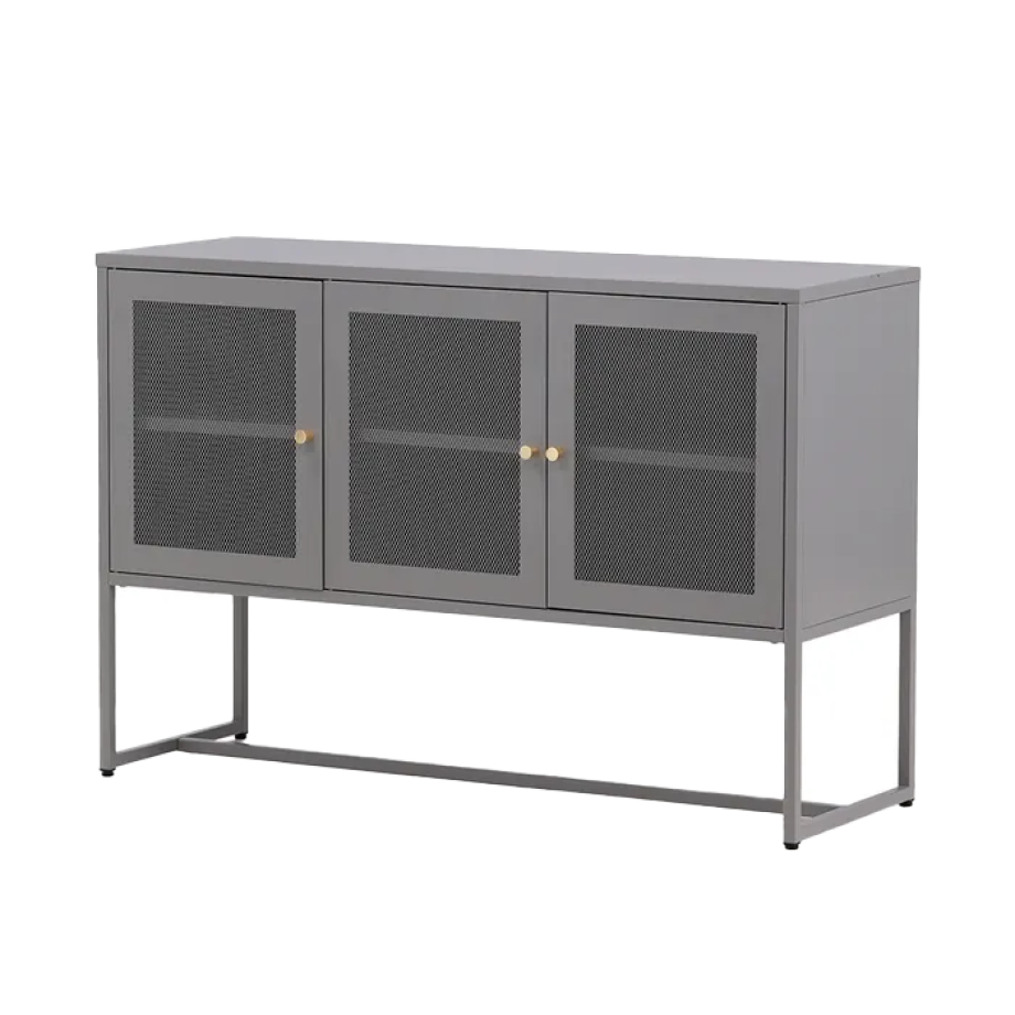 Sita metalen dressoir grijs - 120 x 80 cm afbeelding 1