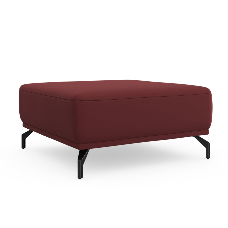 sit&more Hocker Bailando met binnenvering en zwarte, matte metalen poten afbeelding 1