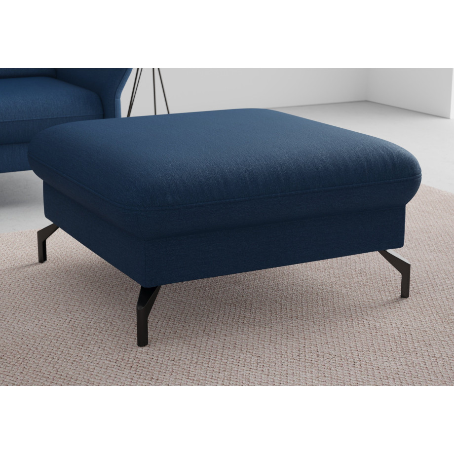 sit&more Hocker Fashion met binnenvering, met hoogwaardige, zwarte metalen poten afbeelding 1