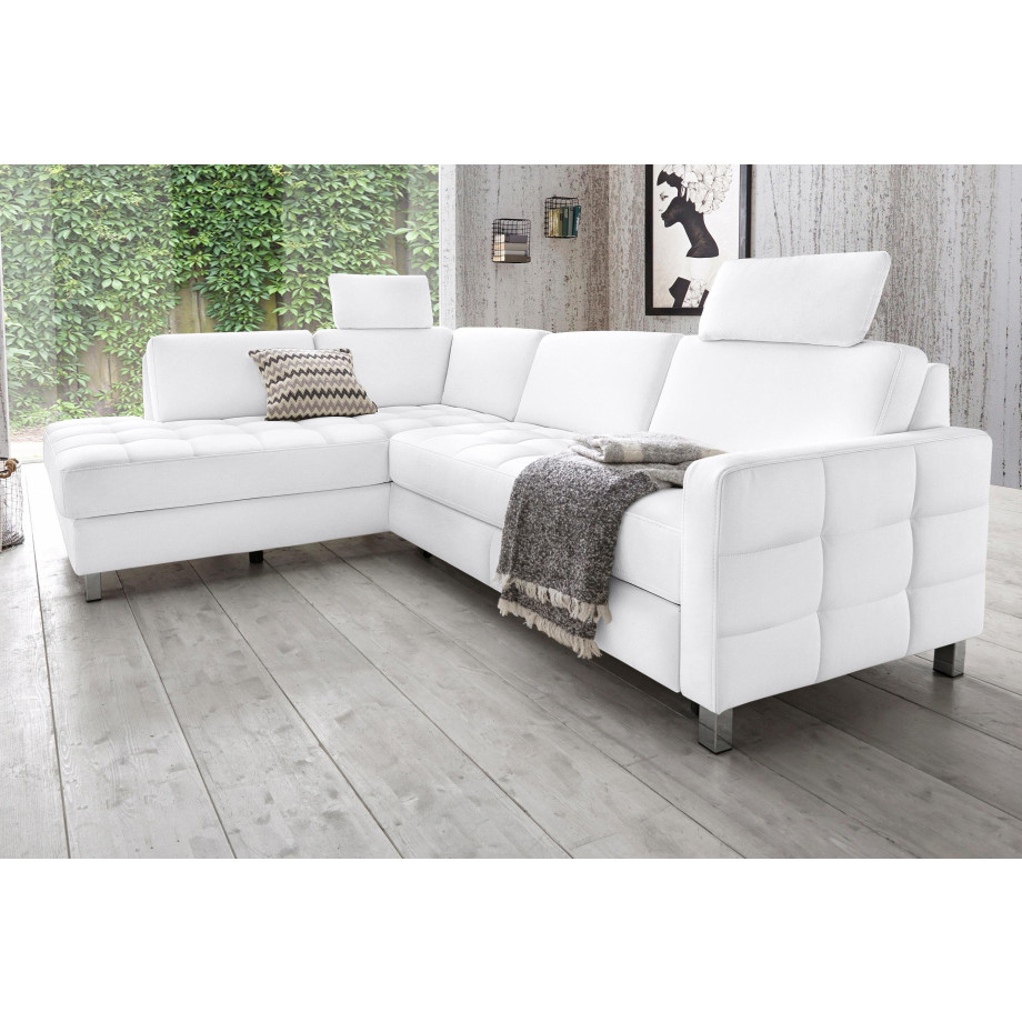 sit&more Hoekbank Pablo L-vorm optioneel met slaapfunctie afbeelding 1