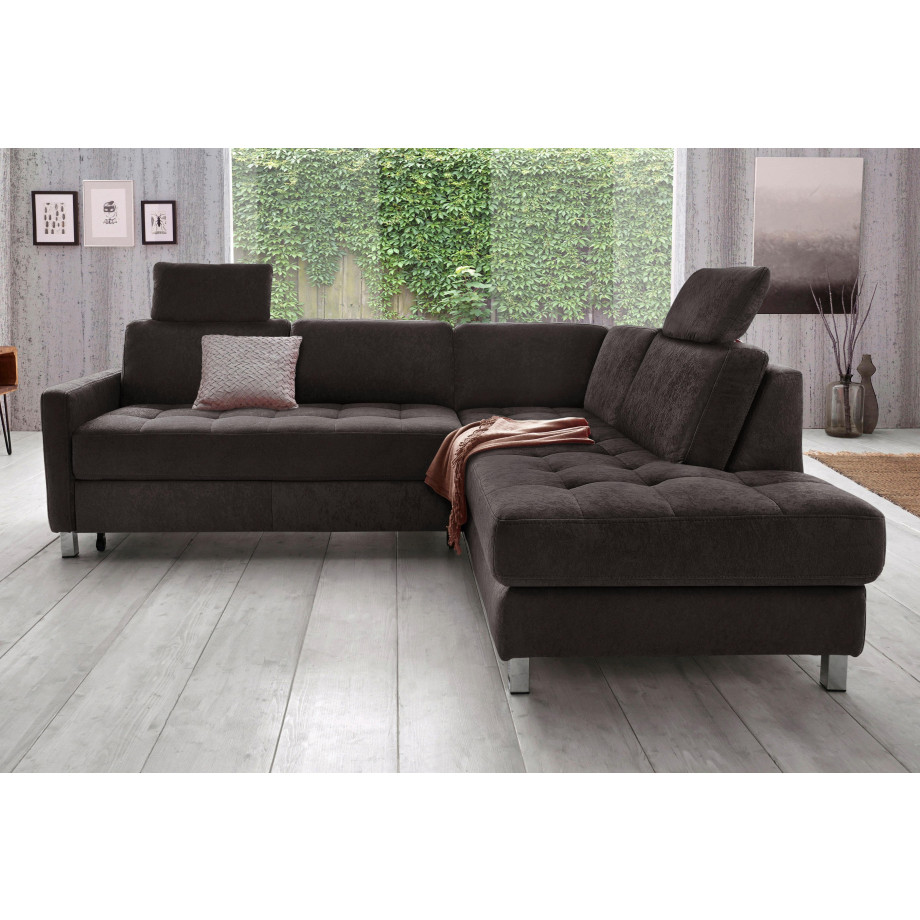 sit&more Hoekbank Pablo L-vorm optioneel met slaapfunctie afbeelding 1