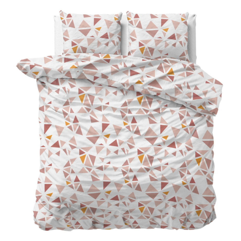 Dekbedovertrek Bella - Eenpersoons (140x200 Cm) - Wit Polyester-katoen - Patroon - Sleeptime Elegance - Dekbed-Discounter.nl Dekbedovertrek Bella - Eenpersoons (140x200 Cm) - Wit Polyester-katoen - Patroon - Sleeptime Elegance - Dekbed-Discounter.nl afbeelding 1