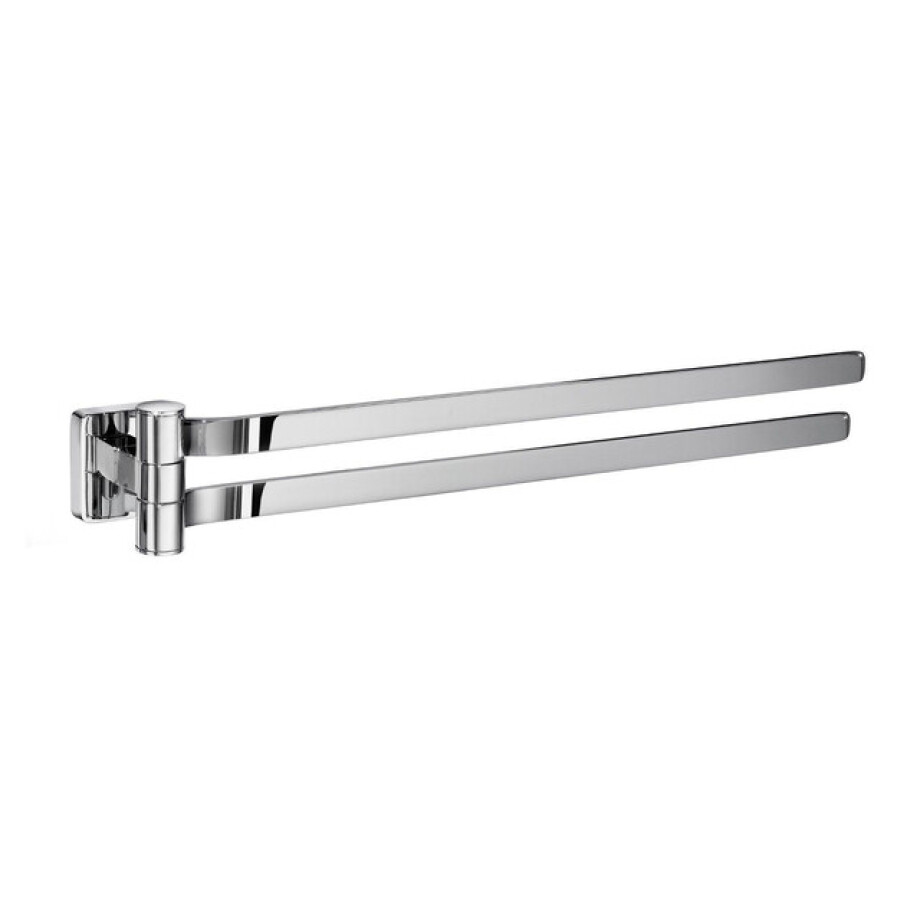Smedbo Ice Handdoekhouder - 40cm - draaibaar - chroom OK326 afbeelding 1
