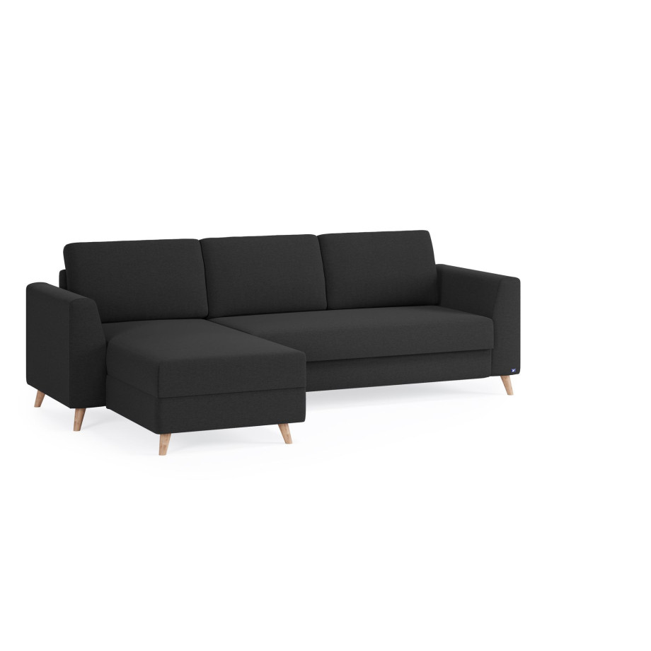 BRUNO Slaapbank 140cm in Antraciet afbeelding 1