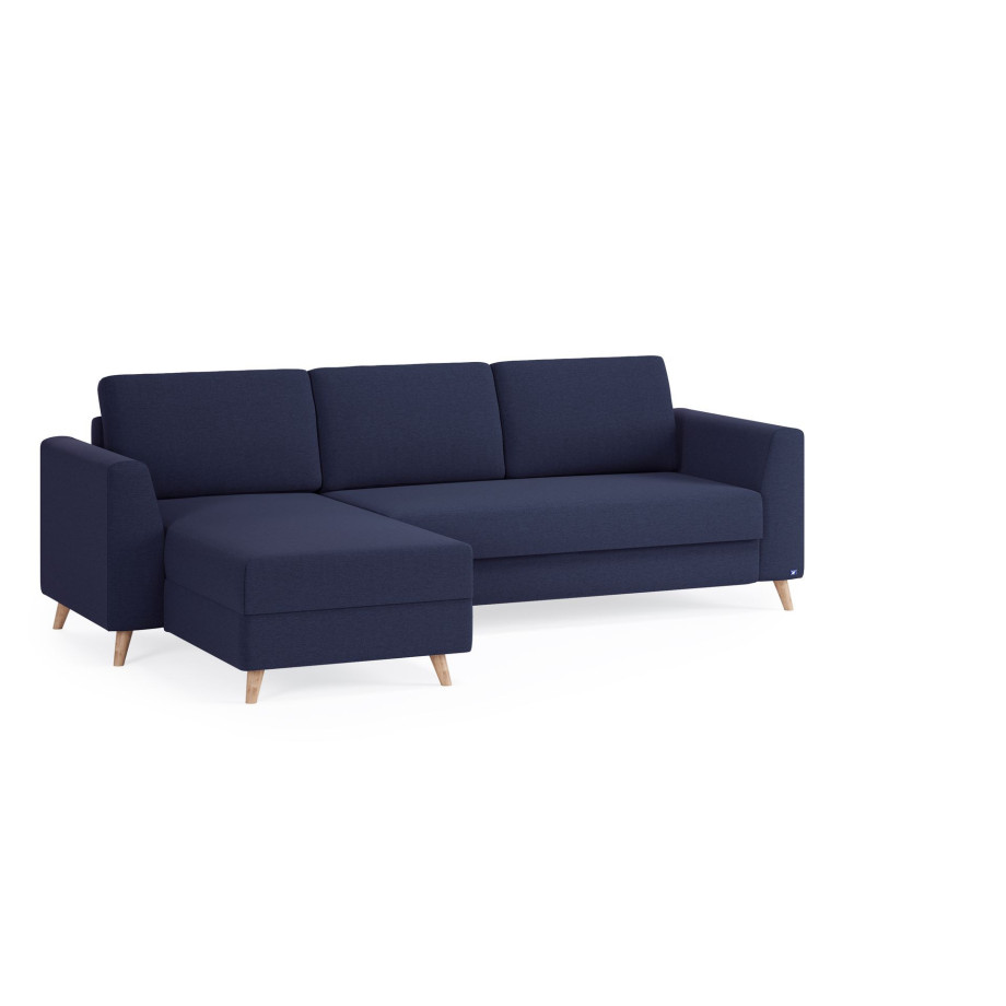 BRUNO Slaapbank 140cm in Blauw afbeelding 1