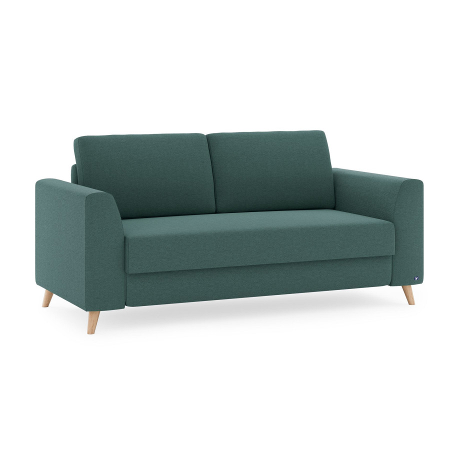 BRUNO Slaapbank 140cm in Groen afbeelding 1