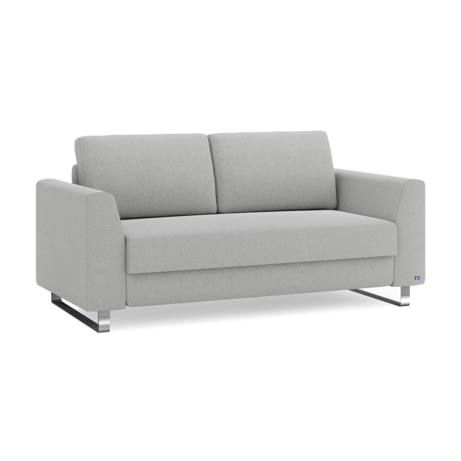 BRUNO Slaapbank 140cm in Licht grijs afbeelding 1